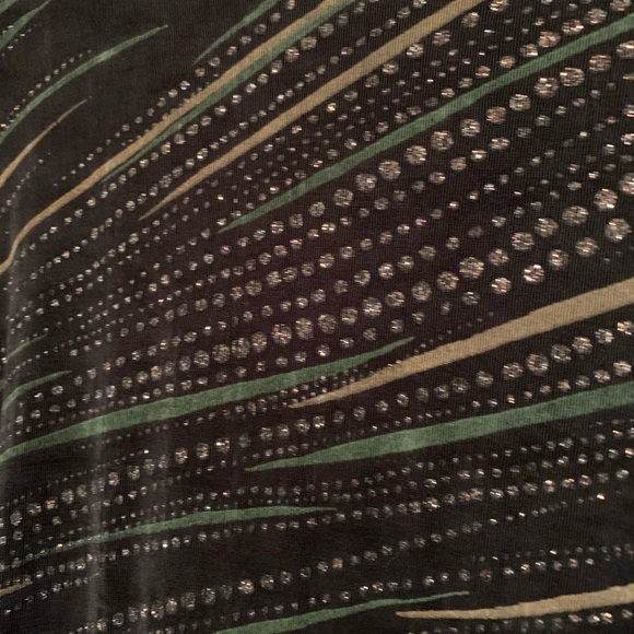 Long sleeve Black Top with Embellishments - Picture 3 of 3